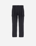 Herno RESORT CARGO TROUSERS IN NYLON COMFORT STRETCH Slate PT00035UR12742S9490