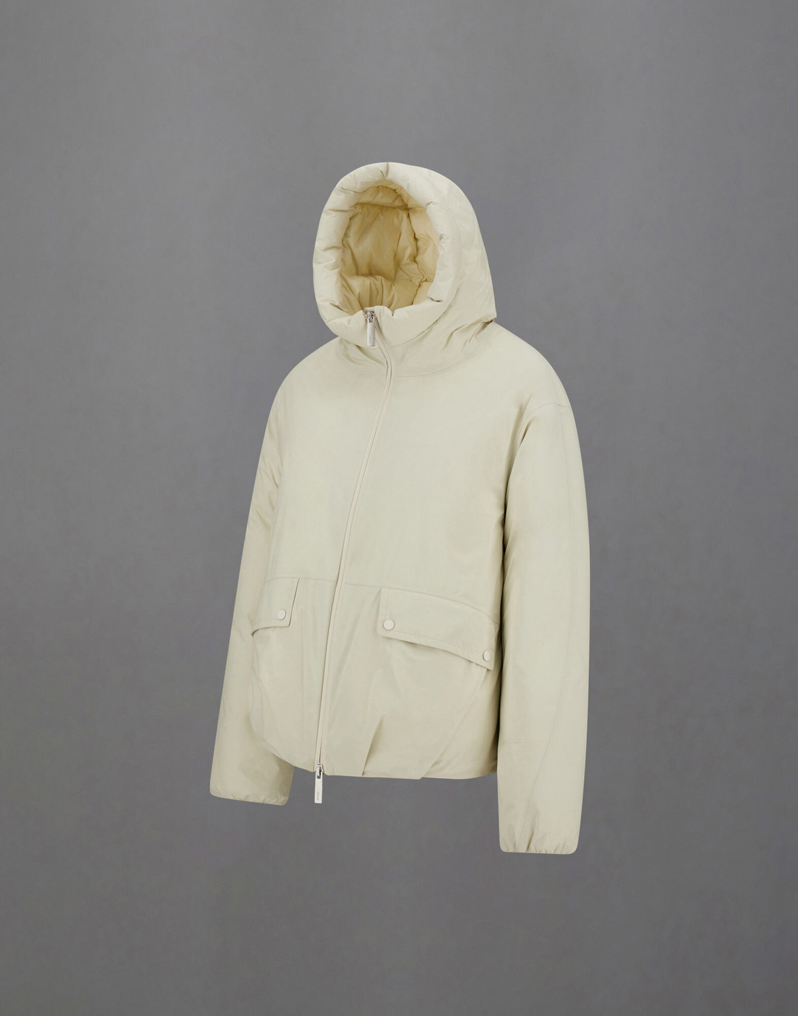 LAMINAR HOODED JACKET IN 2L GORE-TEX in Cream | Herno®