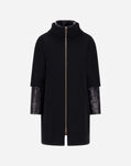 Herno COAT IN LUXURY WOOL AND NYLON ULTRALIGHT Black CA000544D333139300
