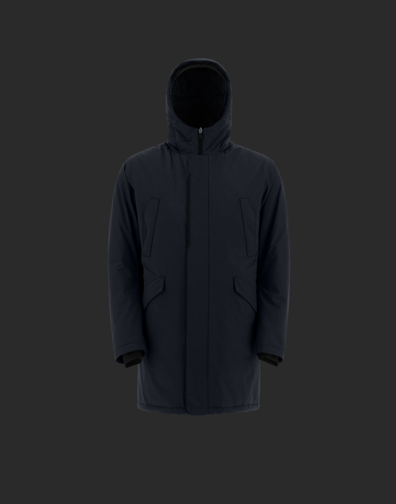 Stretch shop military parka