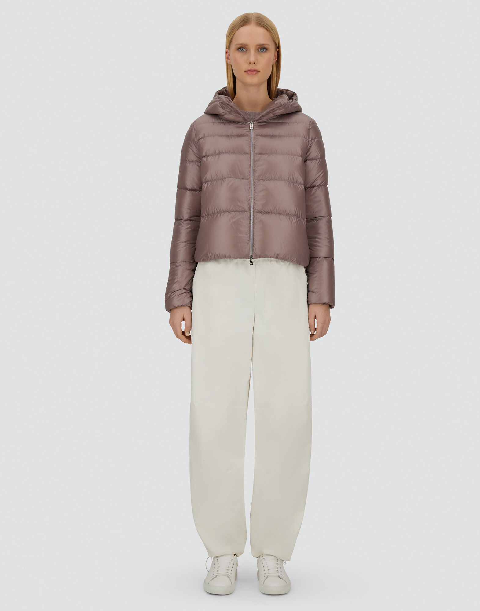 RESORT BOMBER JACKET IN NYLON ULTRALIGHT in Light Lilla for