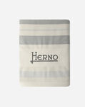 Herno RESORT BEACH TOWEL IN SUMMER ACCESSORIES Grey/Cream TLM0001UR131999411