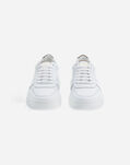Herno LEATHER AND MONOGRAM TRAINERS White/Camel SH001DMSHOE61026