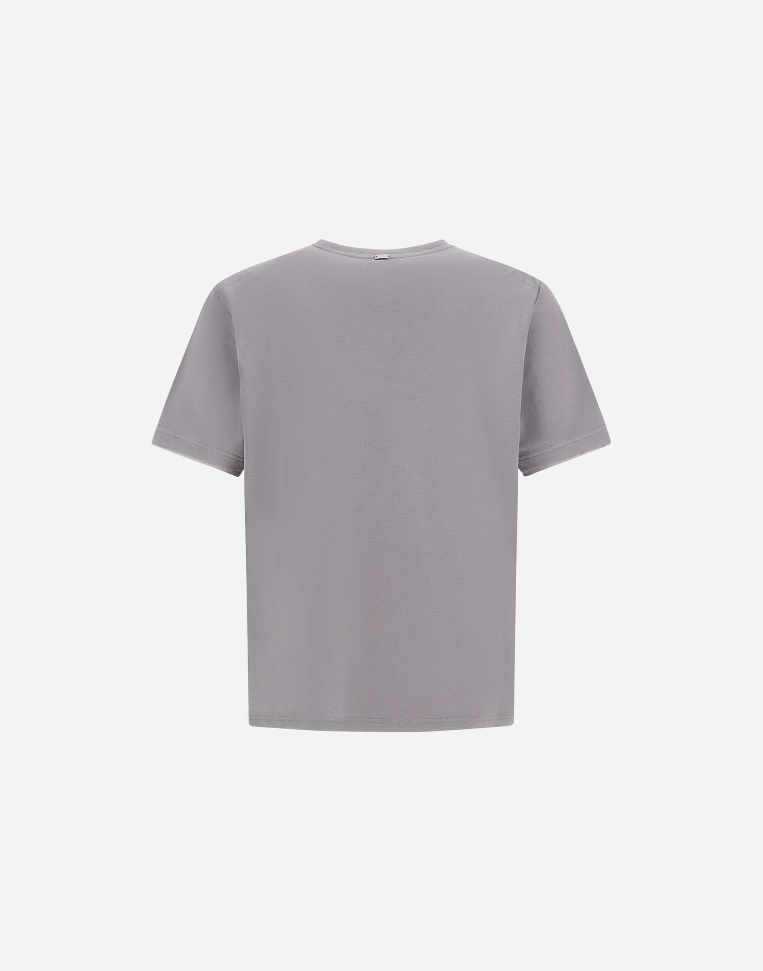 送料関税込み HERNO コットン ストレッチ Tシャツ グレー メンズ リゾート ベーシック コットン&ライトストレッチナイロン