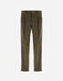 Herno STRETCH COTTON VELVET TROUSERS Olive Green PT000138U13268S7780