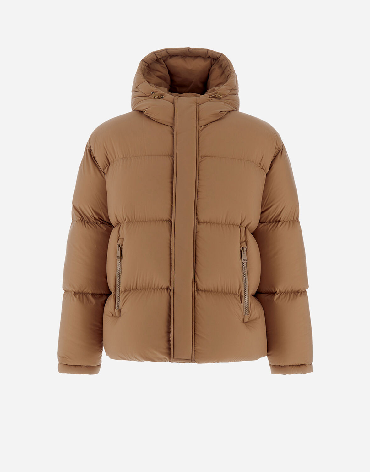 Herno Quilted Down Jacket In Camel