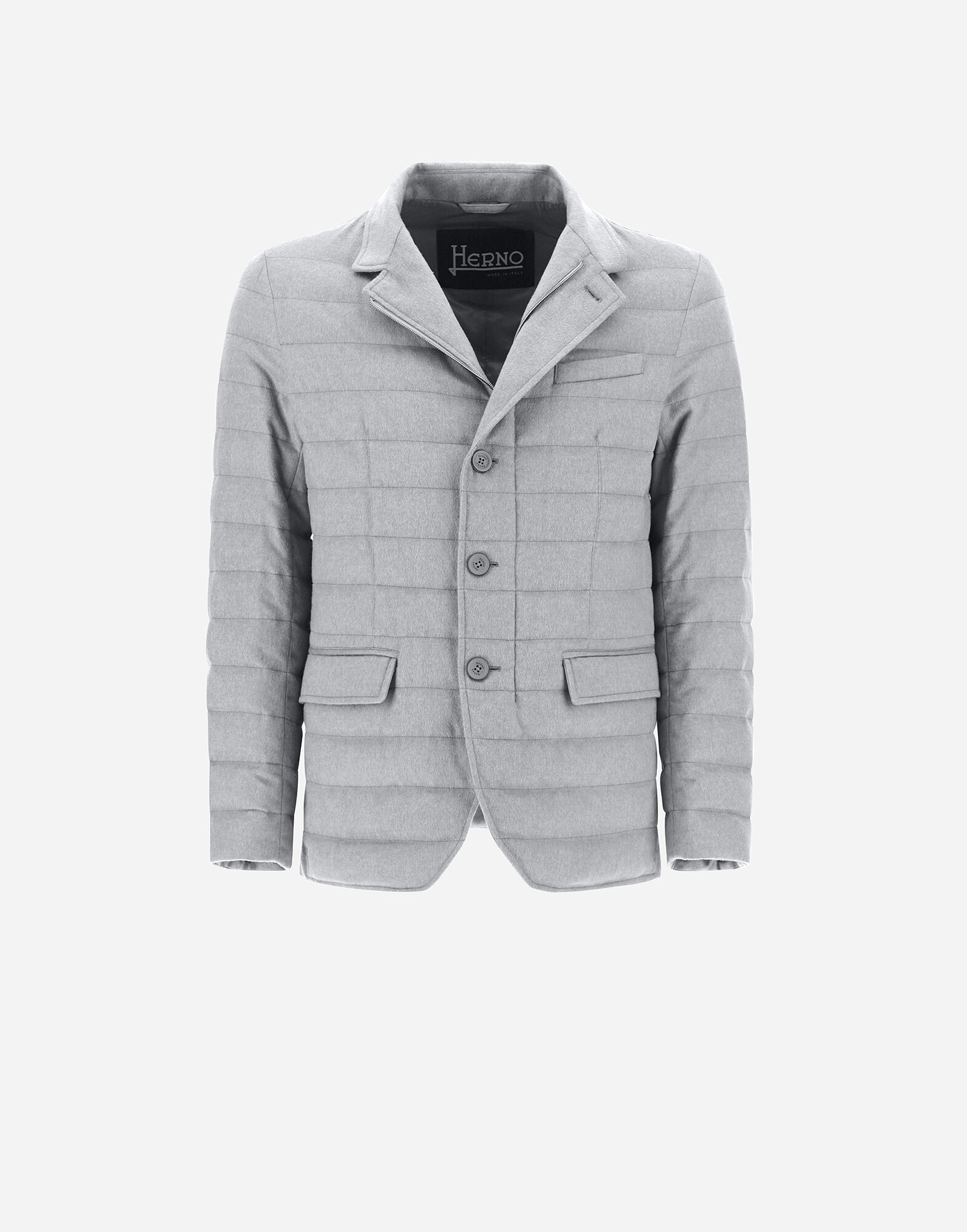 Men's CASHMERE SILK BLAZER in Grey