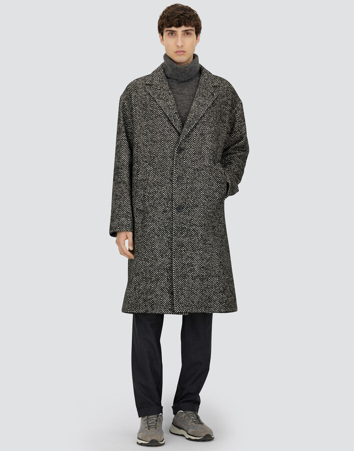Herno Multicolor Elastane Coat main image 1