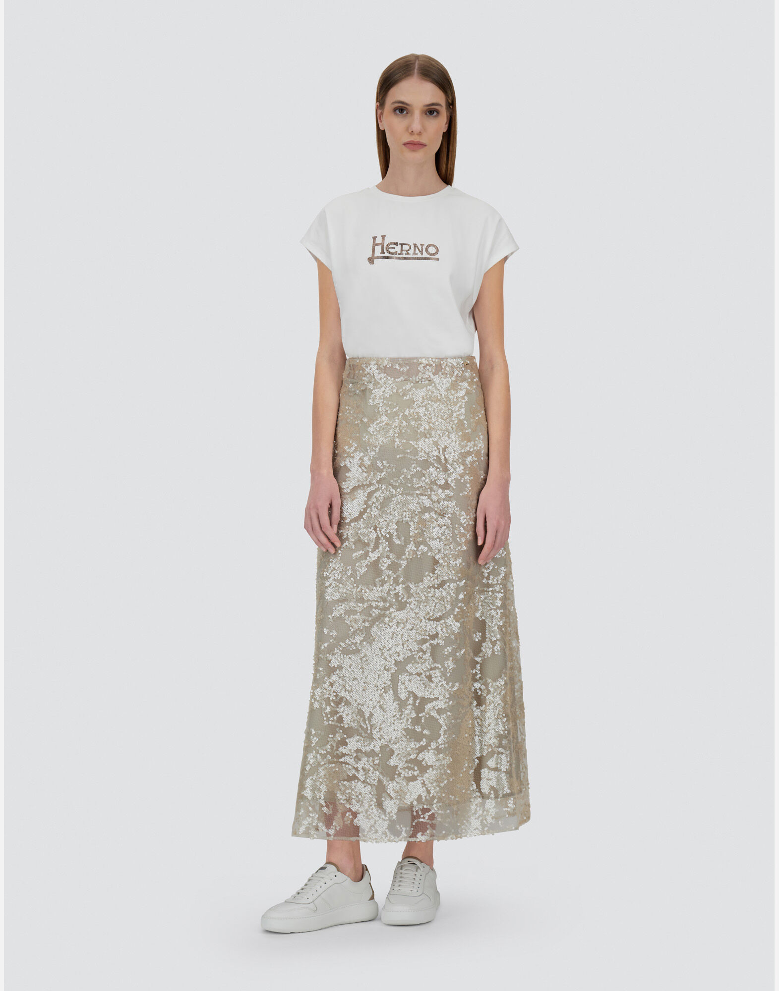 レディース シミング レースレイヤー スカート シャンティイ | Herno® (ヘルノ)