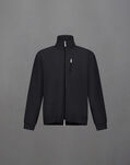 Herno LAMINAR CARDIGAN IN HEAVY COTTON Black JC00021UL520759300