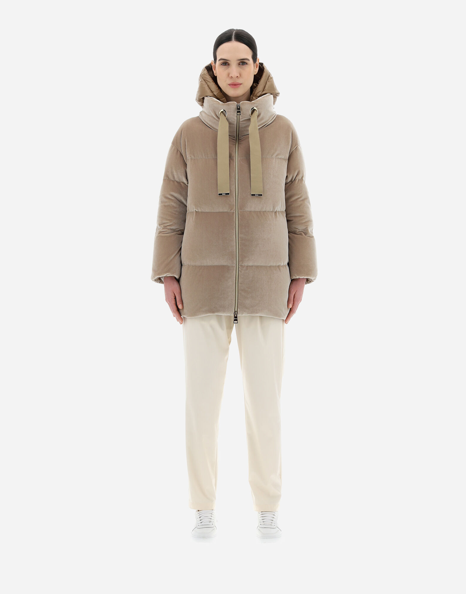 Herno velvet sale puffer