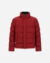 Herno BOMBER JACKET IN ARENDELLE AND LIGHT FAUX FUR Bordeaux PI001019U12414Z6705