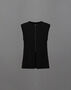 Herno LAMINAR TOP IN CONY KNIT AND EXTRALIGHT STRETCH Black MC00007DL720809300