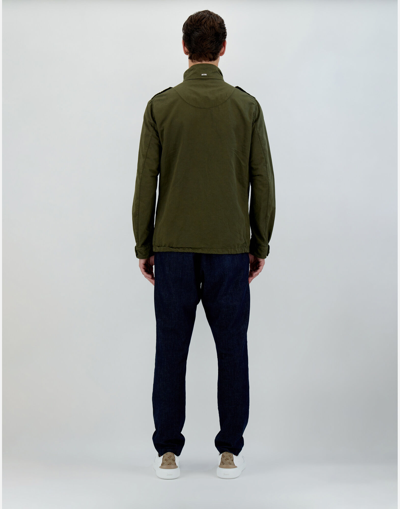 FIELD HERNO UOMO TINTO CAPO in Light Military for Men Herno