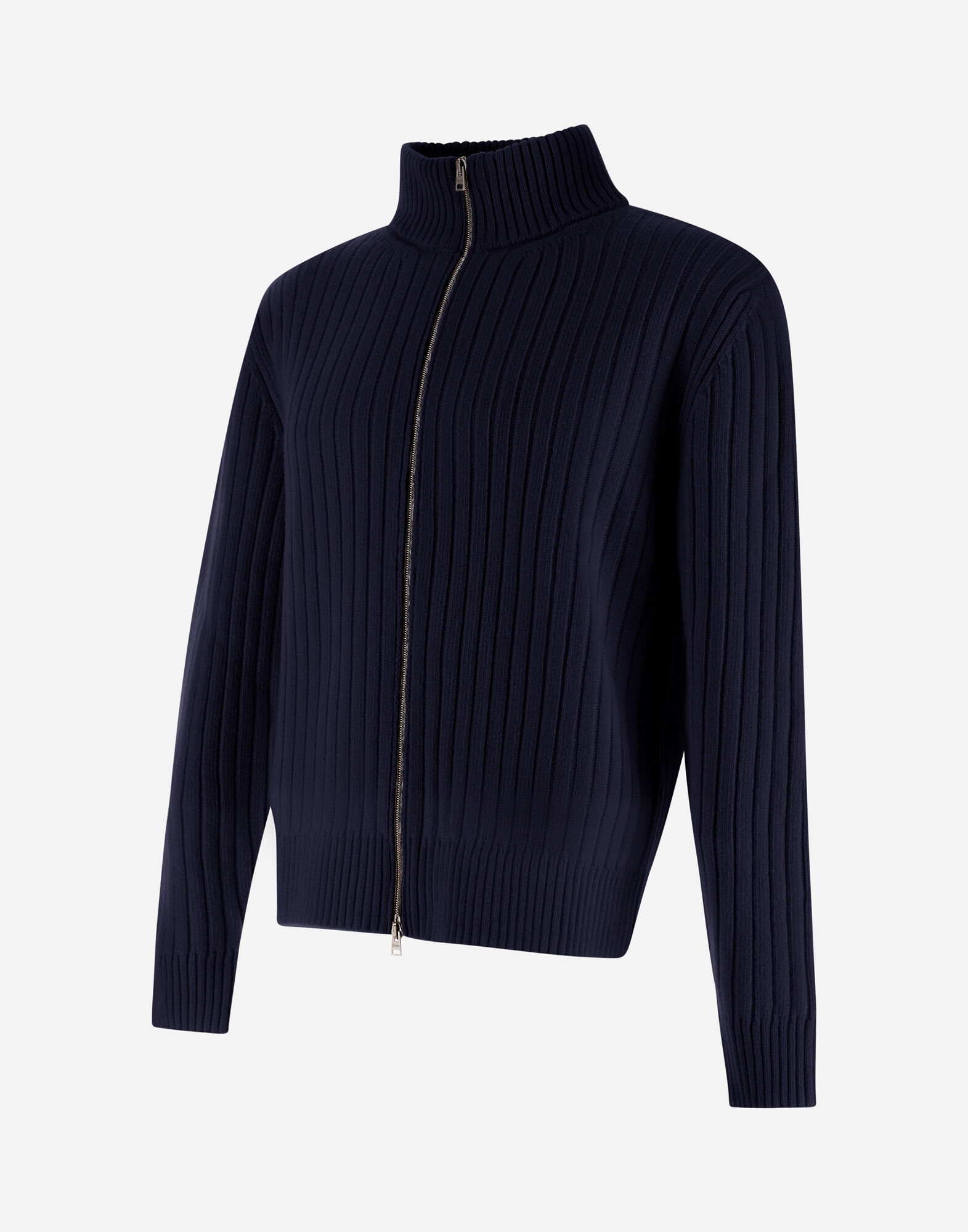RESORT CARDIGAN IN INFINITY WOOL RIB in Navy Blue for Men Herno