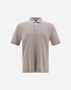 Herno JERSEY KNIT EFFECT POLO SHIRT Dove Grey JPL00125U520592600