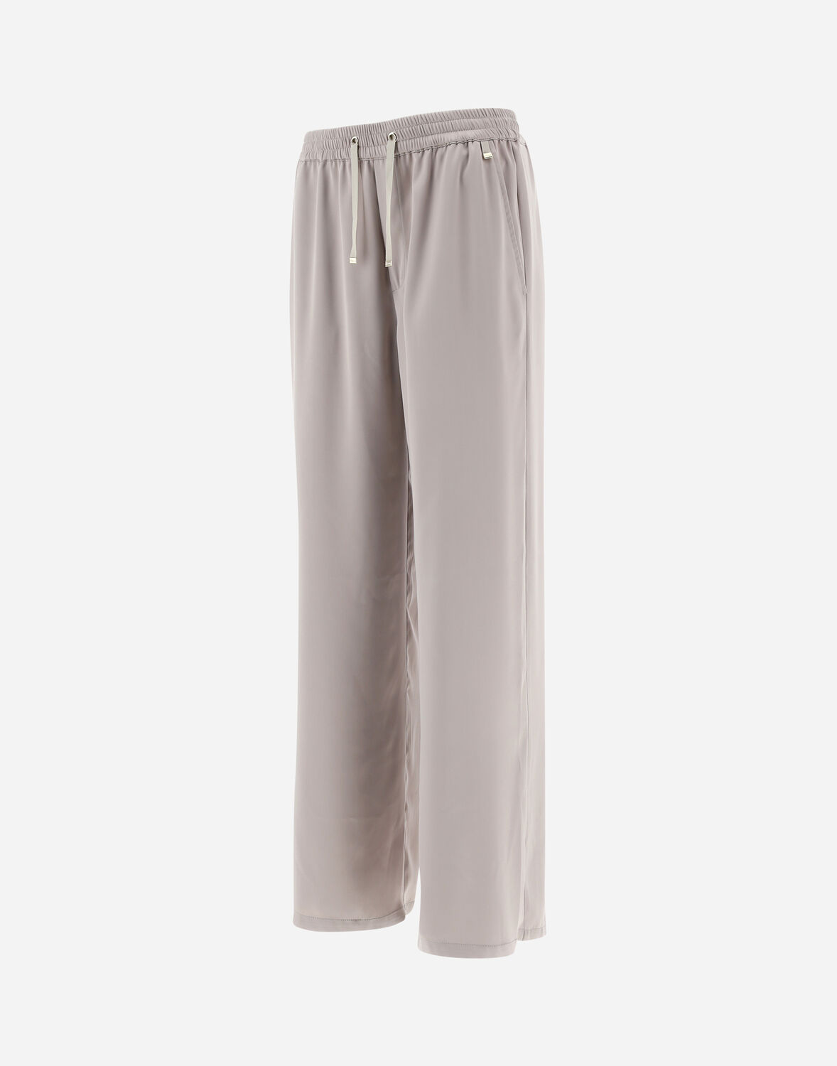Herno Trousers In Casual Satin - Female Trousers Chantilly 48 In シャンティイ