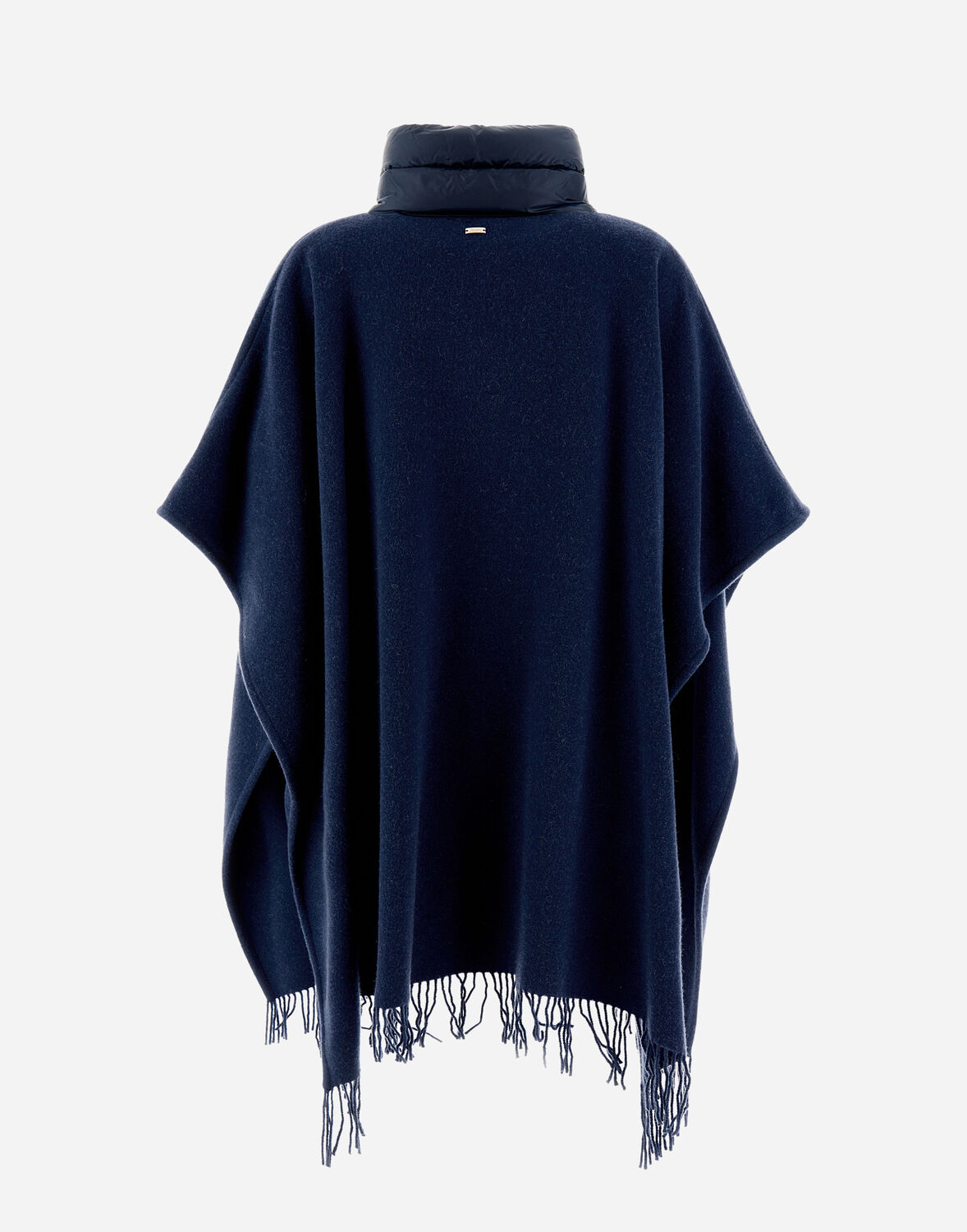Herno ウォーミー＆ナイロン ウルトラライト Resort ポンチョ In Navy Blue