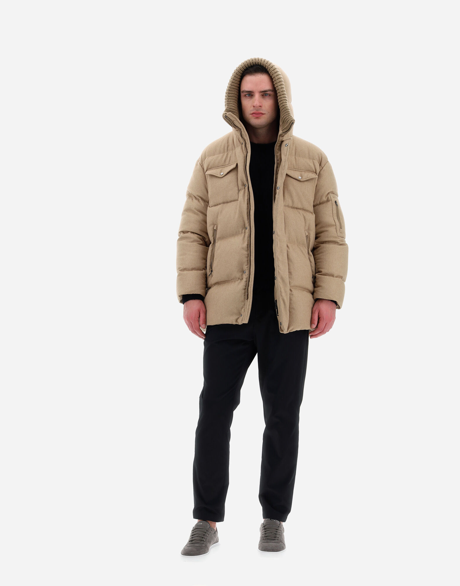Silk silk parka online