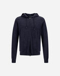 Herno IMMENSE WOOL CASHMERE SWEATSHIRT Dark Blue MC0003UNW702569290