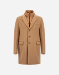 Herno WOOL BEAVER COAT Camel CA000196U334242157