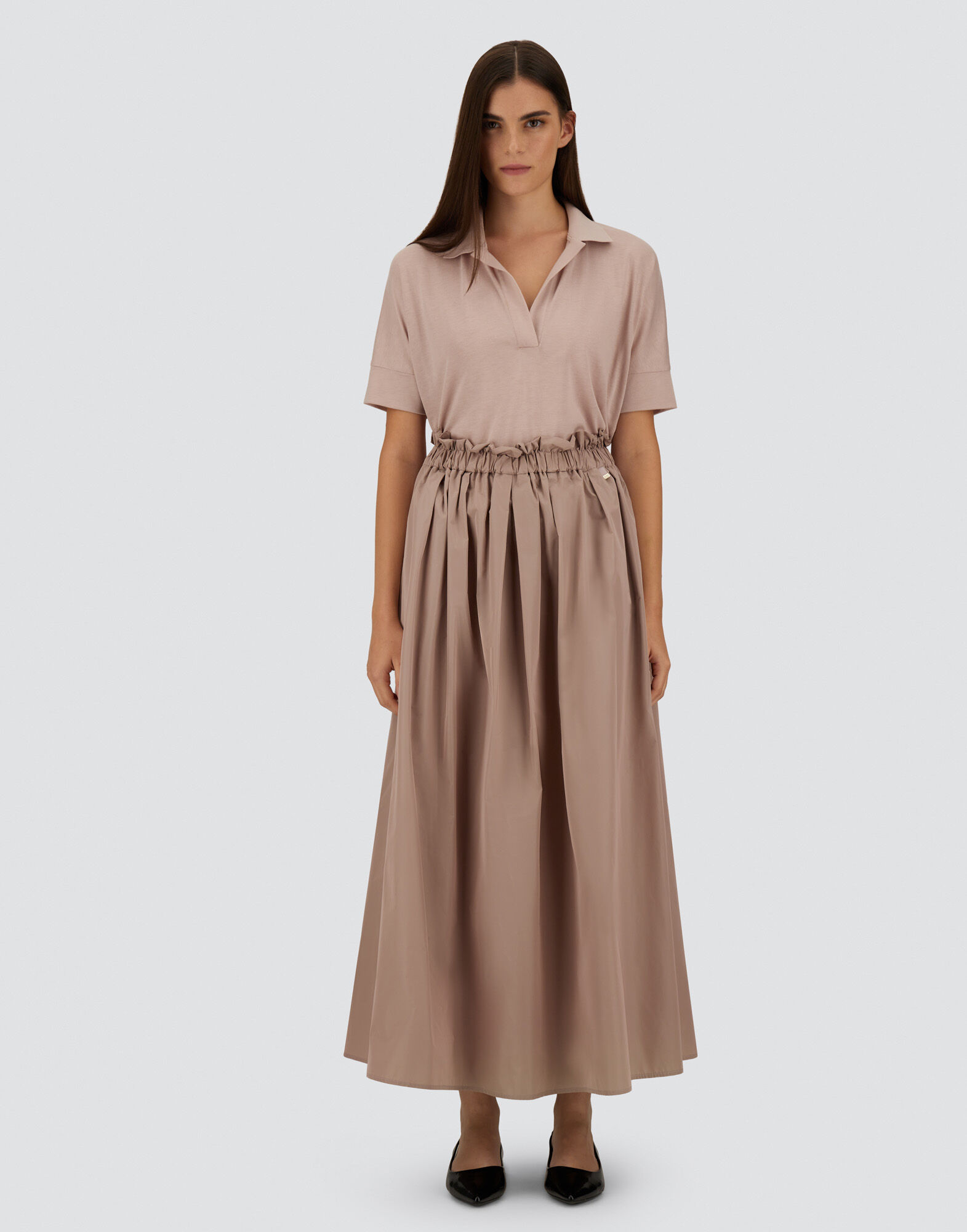 HERNO テクノタフタスカート パウダーピンク　38 レディース NEW TECHNO TAFFETA SKIRT パウダーピンク | Herno® (ヘルノ)