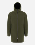 Herno RESORT PARKA IN MESH WOOL Light Military PA00027UR333797730