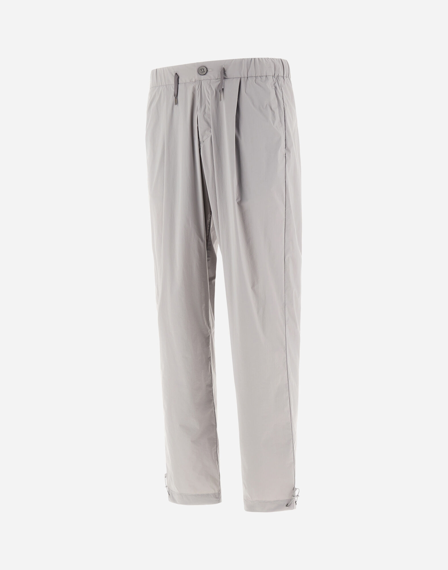 RESORT TROUSERS IN LIGHT NYLON STRETCH in Light Grey for Men
