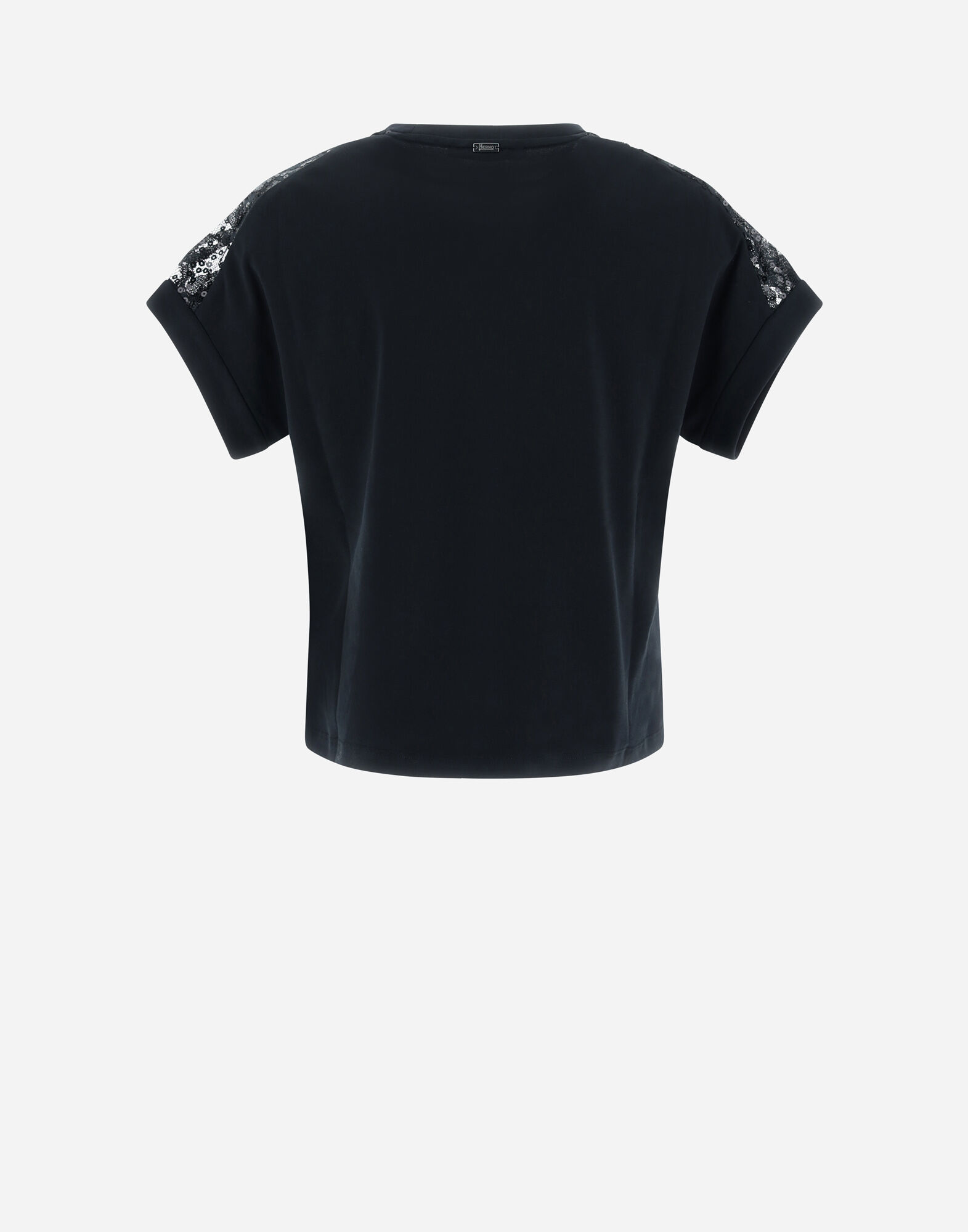 T SHIRT IN MIDNIGHT JERSEY AND NEW CITY GLAMOUR in Black for Women