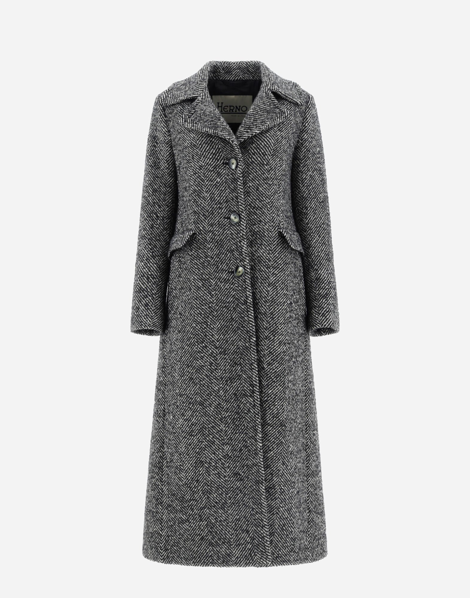 CAPPOTTO DIAGONAL HD in Black for Women Herno