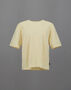 Herno LAMINAR T-SHIRT IN LIGHT KNIT Yellow MG00009UL720893120