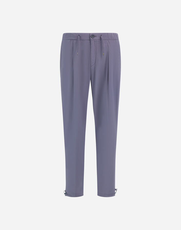 Herno RESORT TROUSERS IN LIGHTWEIGHT STRETCH NYLON Light Blue PT00002UR12431SZ9122
