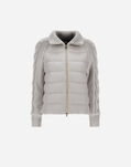 Herno JACKET IN CASHMERE, SILK AND KNIT Chantilly PI0028DNW380871985