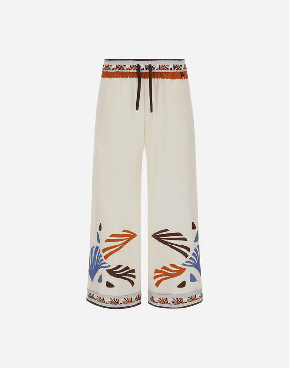 Herno TROUSERS IN SUMMER PRINT COTTON<br> Multicolor PT000233D133209999