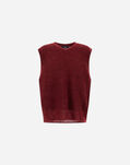 Herno VEST IN COB STITCH ALPACA WOOL Bordeaux MV000008U703126705