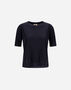 Herno T-SHIRT IN GLAM KNIT EFFECT Blu Navy JG000223D520569200