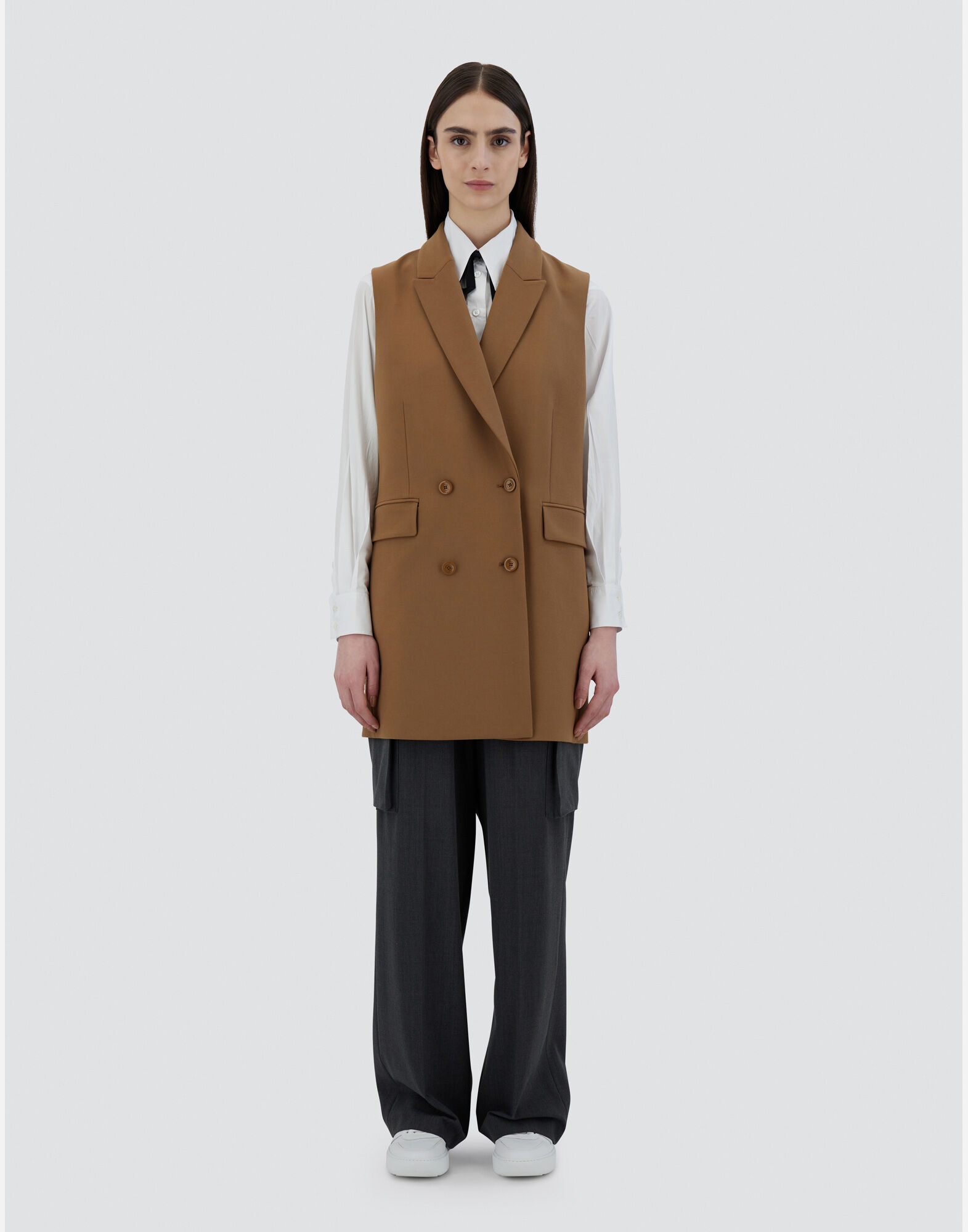 VEST IN EVERYDAY in Camel for Women Herno
