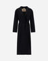 Herno BELTED COAT IN NEW MODERN WOOL Black CA000585D334159300