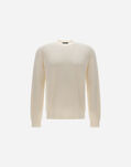 Herno DRY COTTON KNIT SWEATER Natural MG000165U720831100