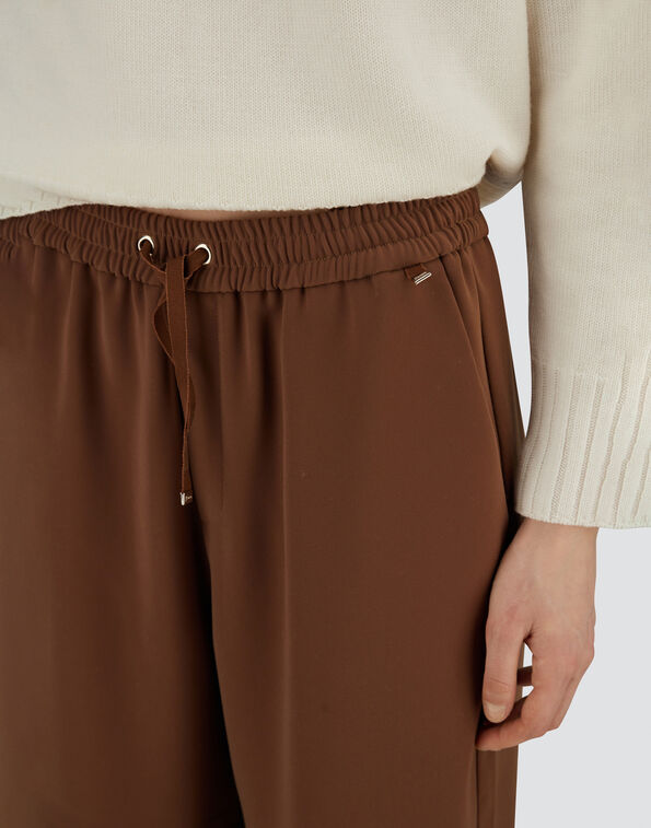 MATTE CREPE SATIN TROUSERS Herno product thumbnail image view 3