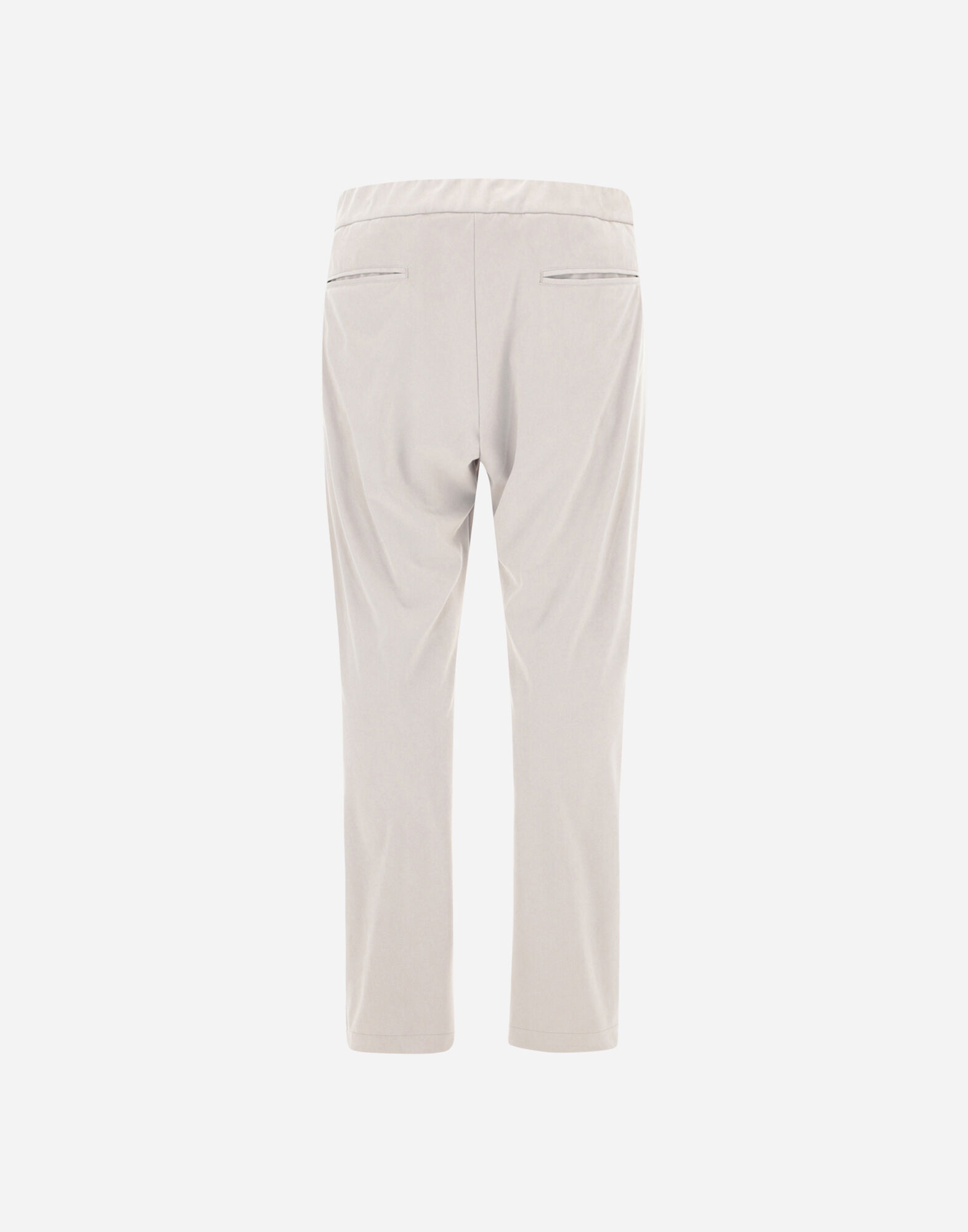 PANTALON RESORT EN SUEDE EFFECT en Glace pour homme Herno