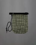 Herno LAMINAR BAG IN CHECK WOVEN Sage BAG0006XL128507270