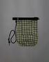 Herno LAMINAR BAG IN CHECK WOVEN Sage BAG0006XL128507270