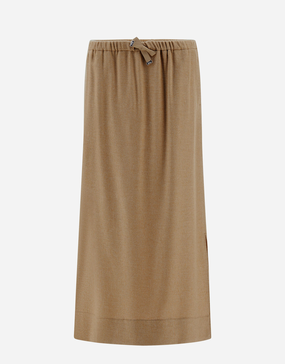 Herno Drawstring Waist Skirt In Brown
