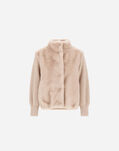 Herno RESORT JACKET IN FAUX MINK FUR Chantilly GC00072DR126241985