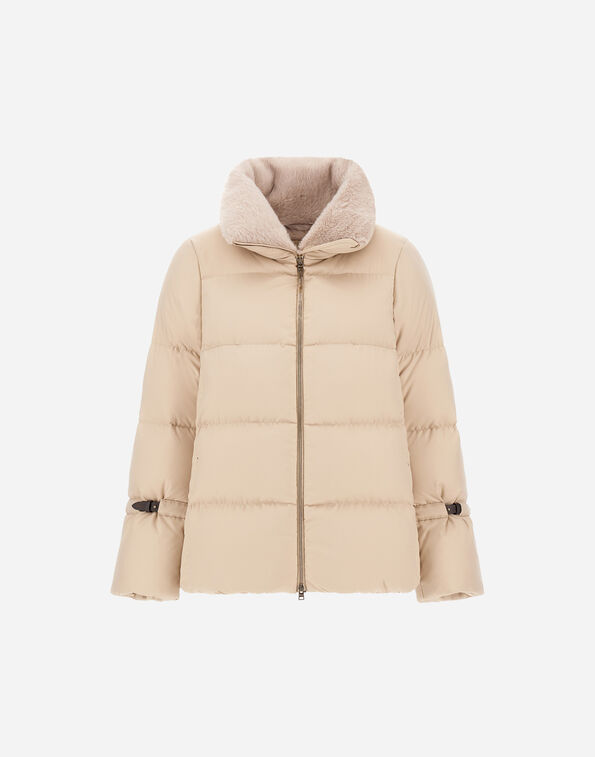 Herno SUPER-MATT NYLON JACKET Ecru PI002254D12414Z1980