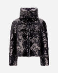 Herno CAPE IN SHIMMERING LACE LAYER Black PI001979D126609300
