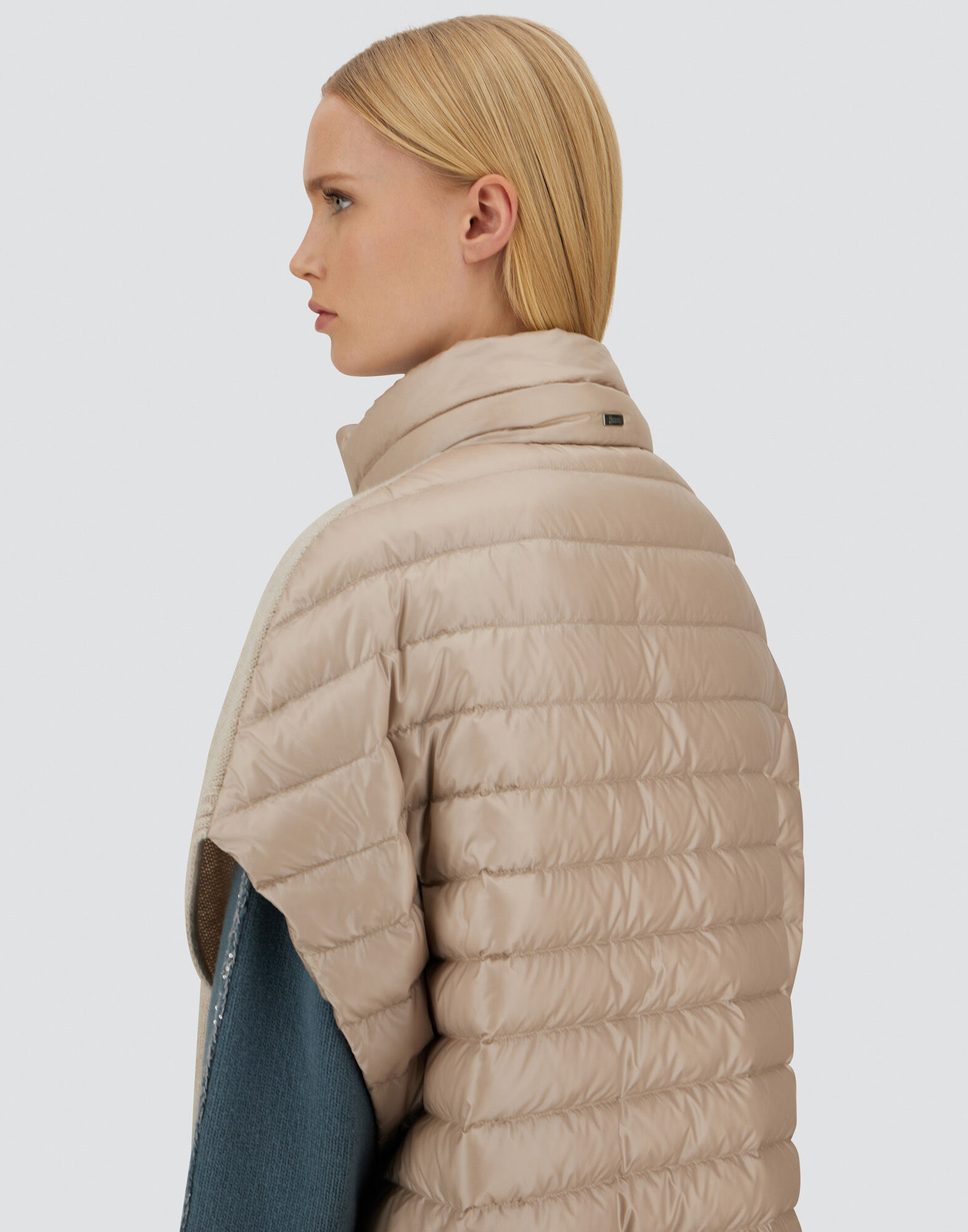 HERNO リゾート ニット&ナイロンウルトラライト ベスト レディース リゾート ニット&ナイロンウルトラライト ベスト