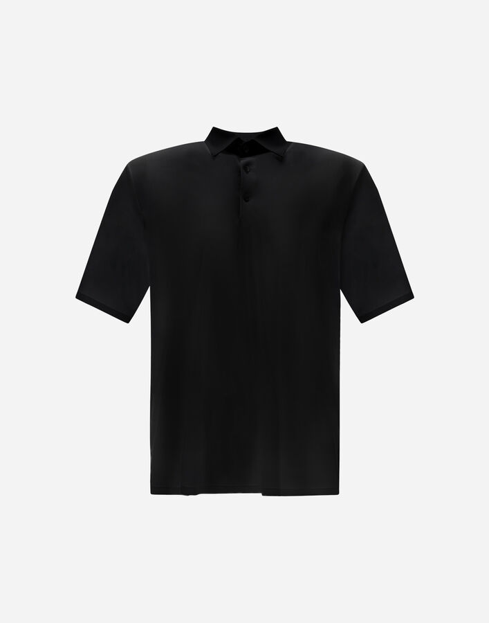 Herno SPRING ULTRALIGHT SCUBA POLO SHIRT Black JPL00138U12509S9300