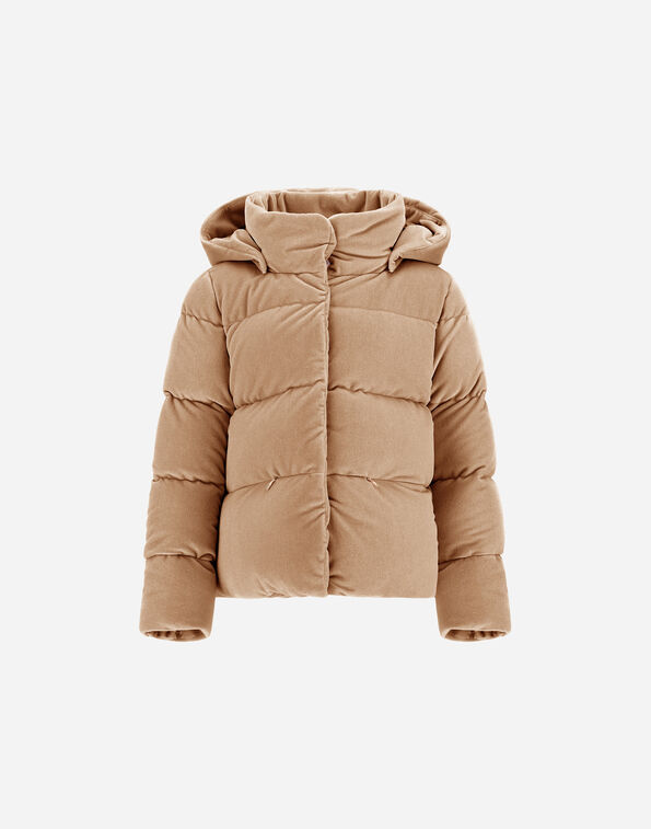 Herno SMOOTH VELVET CAPE Camel PI000199G15020S2157
